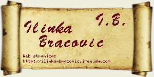 Ilinka Bracović vizit kartica